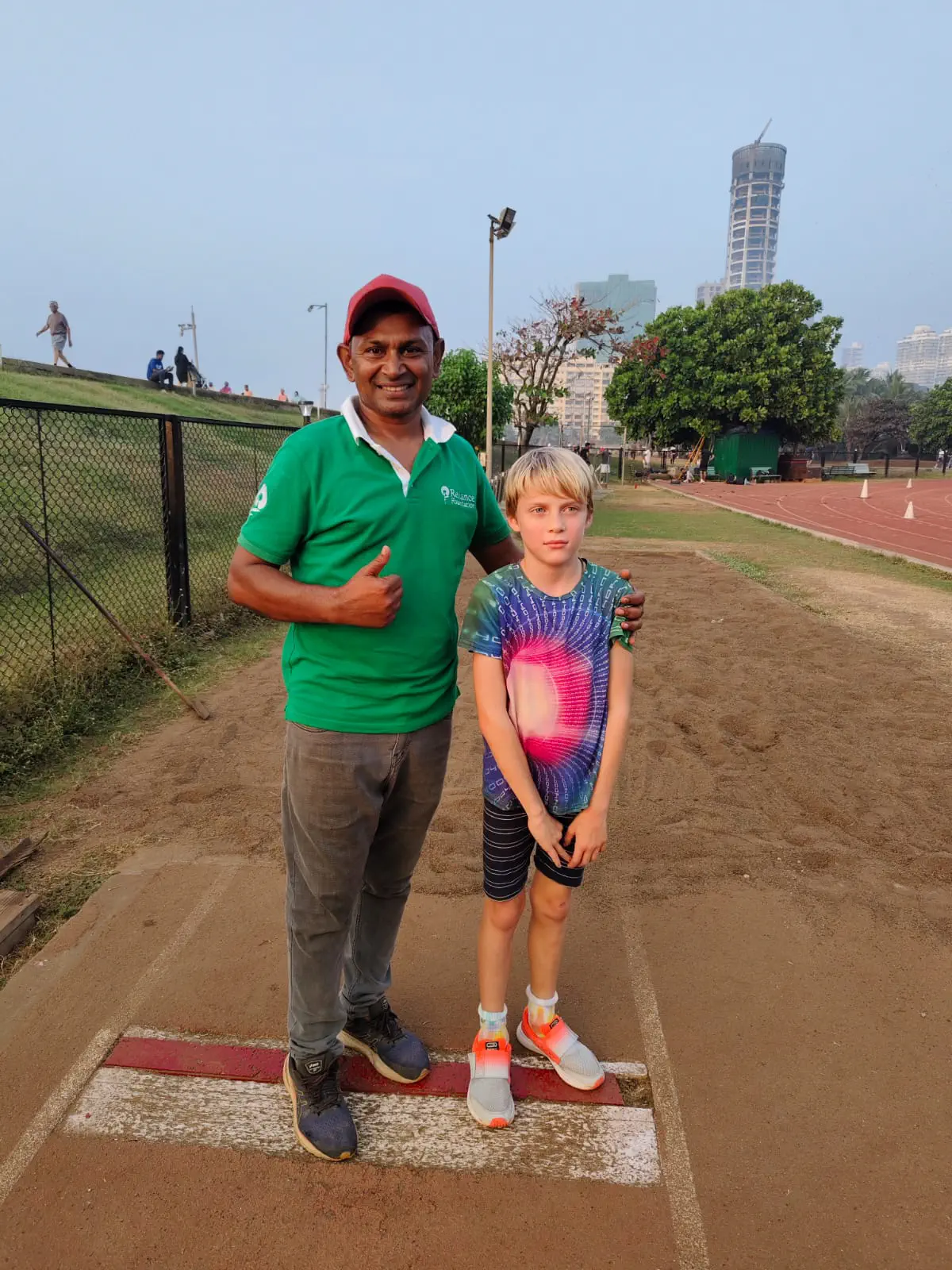 Athletics endurance training pace run