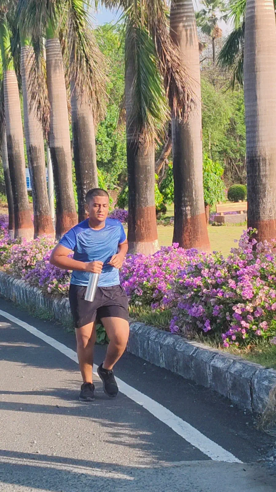 Adult running training group session