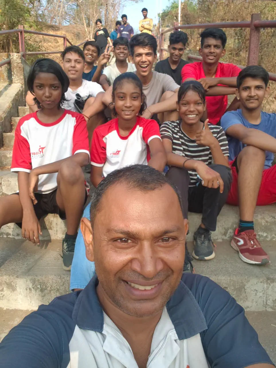 Risers Academy junior cohort group training photo